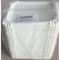 PLATEAU BLANC 16,5x20 cm 4x250 PCS soit LES 1000 PCS