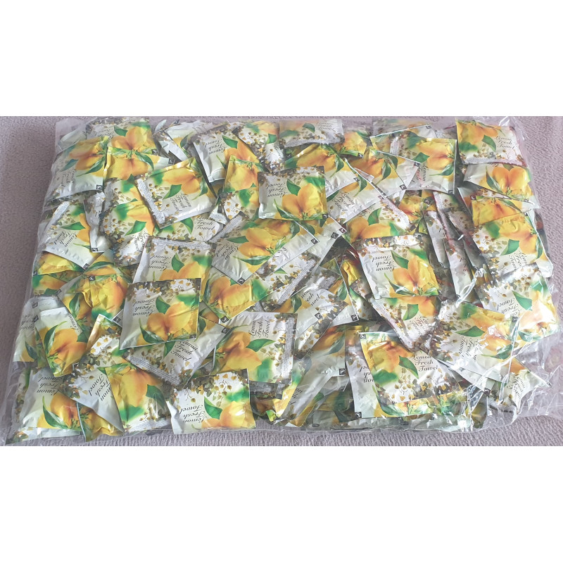 LINGETTE INDIVIDUELLE GOUT CITRON 4x250 soit 1000 PCS