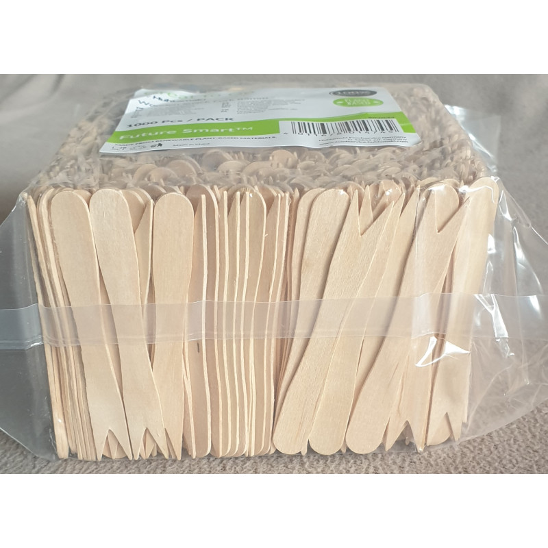 FOURCHETTE PIQUE FRITE EN BOIS 8,5 CM 1x1000 soit 1000 PCS