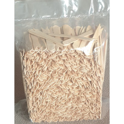 FOURCHETTE PIQUE FRITE EN BOIS 8,5 CM 1x1000 soit 1000 PCS