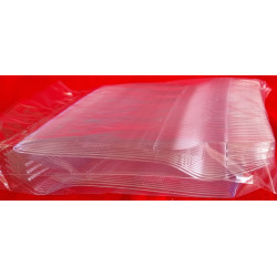 FOURCHETTE EN PLASTIQUE EPAIS TRANSPARENT 20x100 soit 2000 PCS