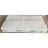 SACHET A BRETELLES PLASTIQUE BLANC BIODEGRADABLE 30+18x55 cm 1x100 soit 100 PCS