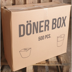 DÖNER BOX 26 oz 650 ml 1x50 soit 50 PCS