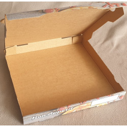 BOITE A PIZZA 32x32x4 cm LES 100 PCS