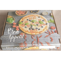 BOITE A PIZZA 29x29x4 cm LES 100 PCS