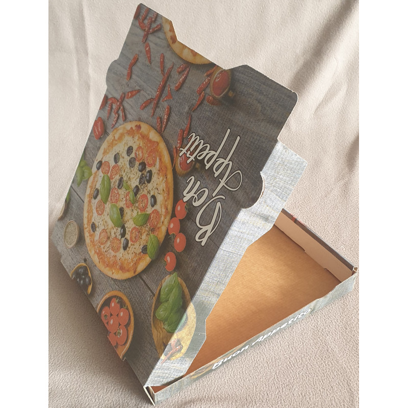 BOITE A PIZZA 29x29x4 cm LES 100 PCS