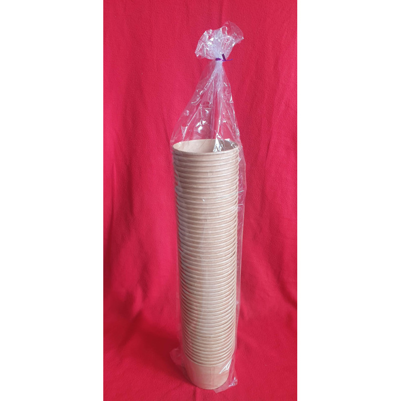 RECIPIENT ROND BRUN SANS COUVERCLE 16 oz 500 ml 10x50 soit 500 PCS (SOUPE)