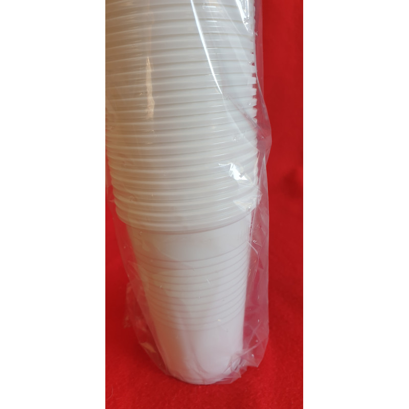 Gobelet Plastique Blanc 20 Cl Sachet de 100 - YLEA